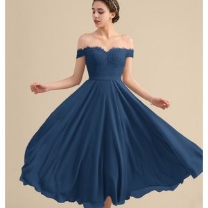JJ’s House Navy Blue Bridesmaid Dress
